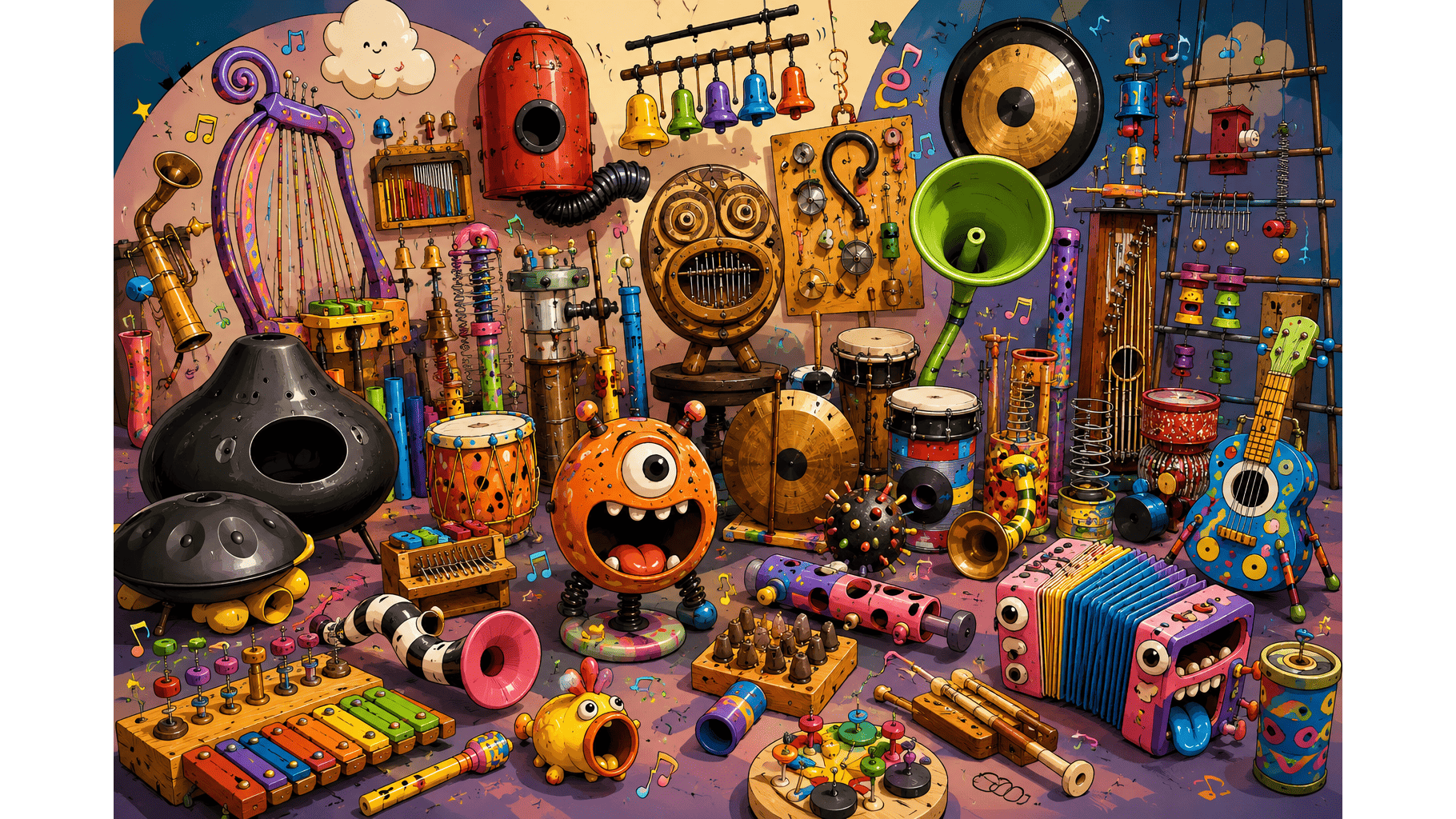 image de couverture de À LA DÉCOUVERTE D'INSTRUMENTS BIZARRES!!!